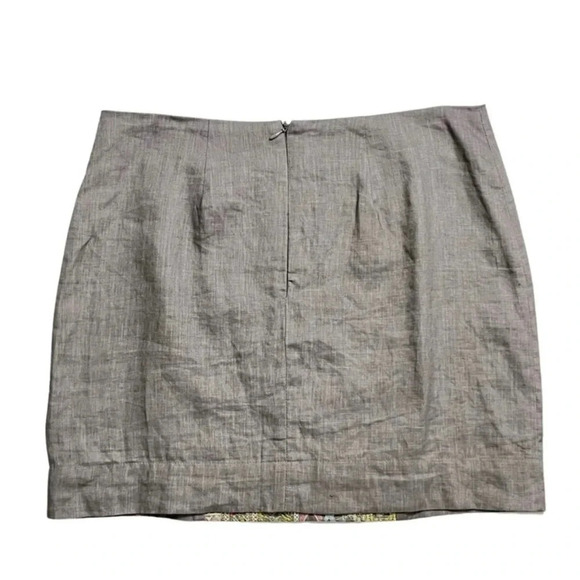 Johnny Was 4LoveandLiberty Ciel Linen Embroidered Mini Skirt - Picture 4 of 4